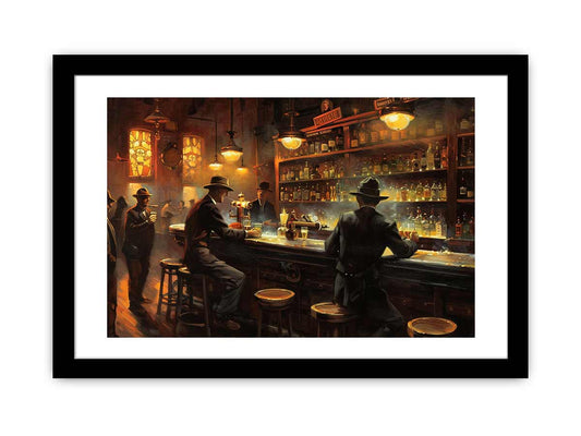 Vintage Bar Print