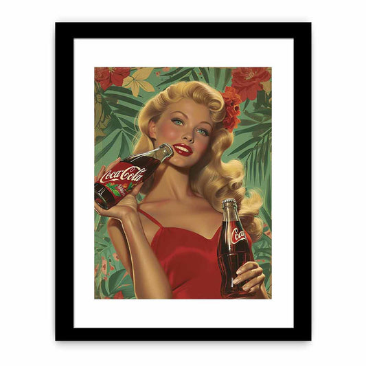 Coca Cola Framed Print Framed Print