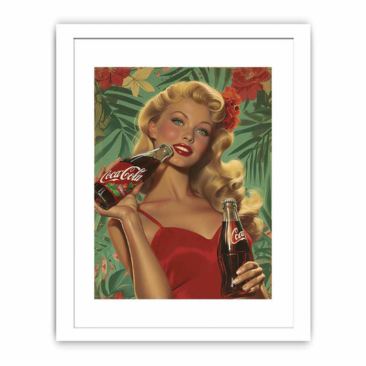 Coca Cola Framed Print Framed Print