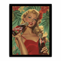 Coca Cola Framed Print Framed Print