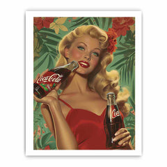Coca Cola Framed Print Framed Print