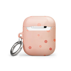 Peach Dots Case for AirPods