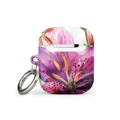 Watercolor Lily Case for AirPods