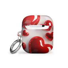 Red Hearts Case for AirPods