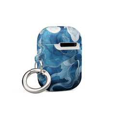 Blue watercolor Case for AirPods