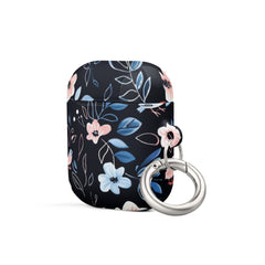 Blue Flowers Case for AirPods