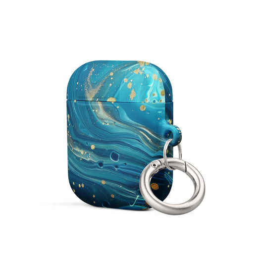 Turquoise Swirl  Case for AirPods