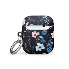 Blue Flowers Case for AirPods