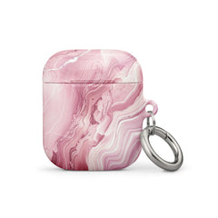 Pink Marble AirPods case