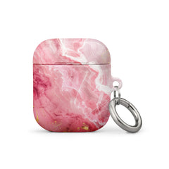 Pink Marble Case for AirPods