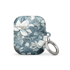 White Lily Case for AirPods