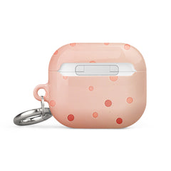 Peach Dots Case for AirPods