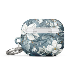 White Lily Case for AirPods