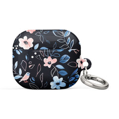 Blue Flowers Case for AirPods