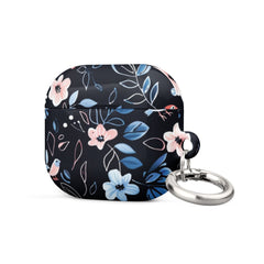 Blue Flowers Case for AirPods