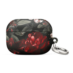 Pink Red Floral Case for AirPods