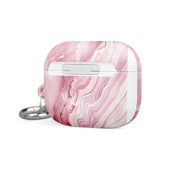 Pink Marble AirPods case