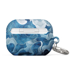 Blue watercolor Case for AirPods