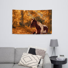 Horse Wall Art Painting  Flag Tapestry