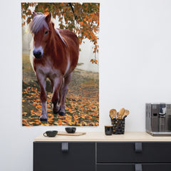 Spring Horse Painting Flag Tapestry