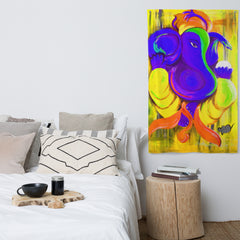 Ganesha Painting Flag Tapestry