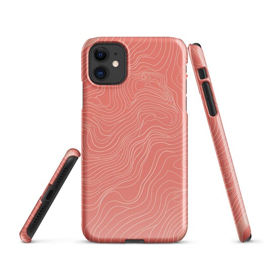 Coral Pink Phone case for iPhone