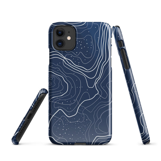 Blue Art Phone case for iPhone