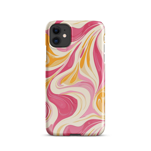 Yellow & Pink Phone Phone  case for iPhone