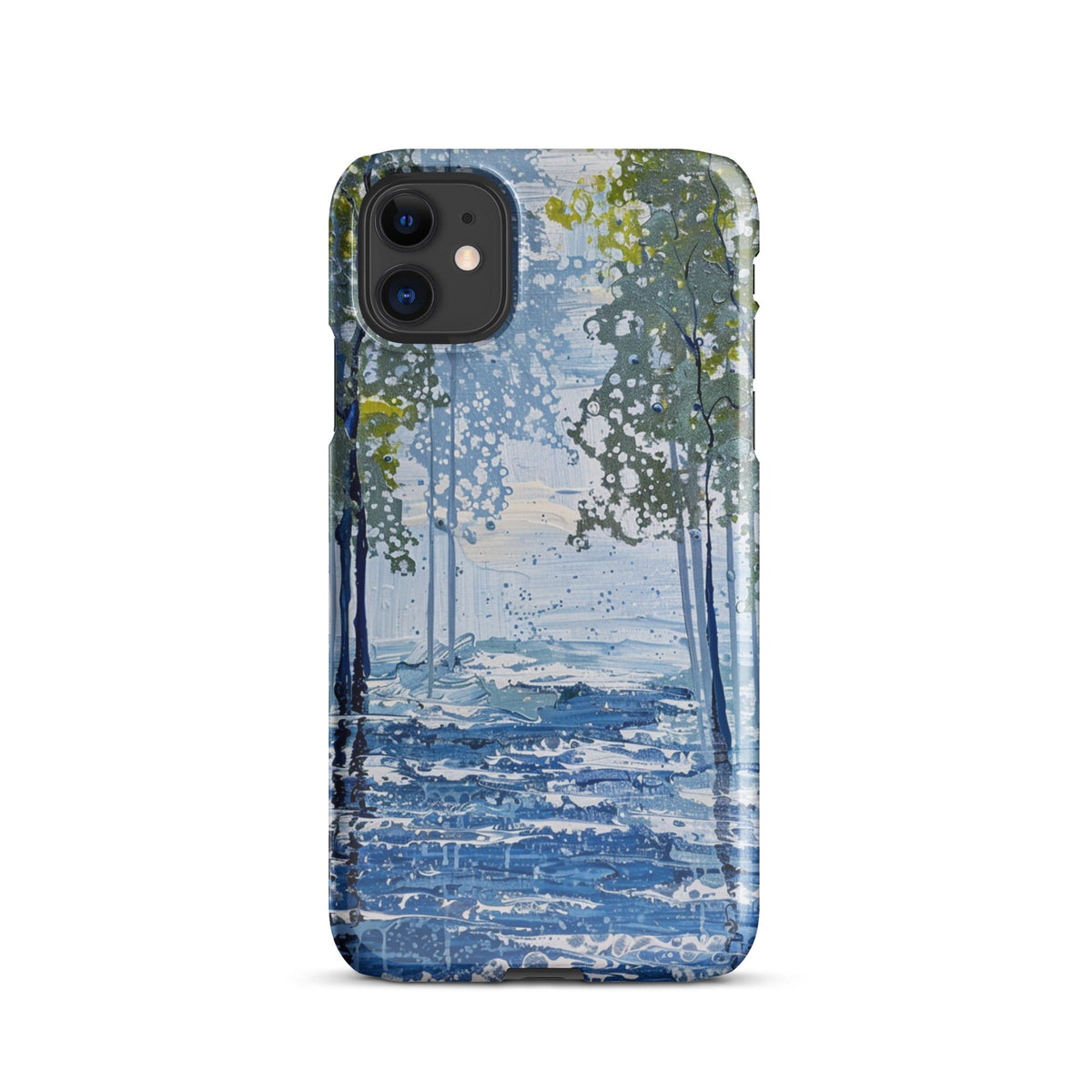 River Trees Phone case for iPhone