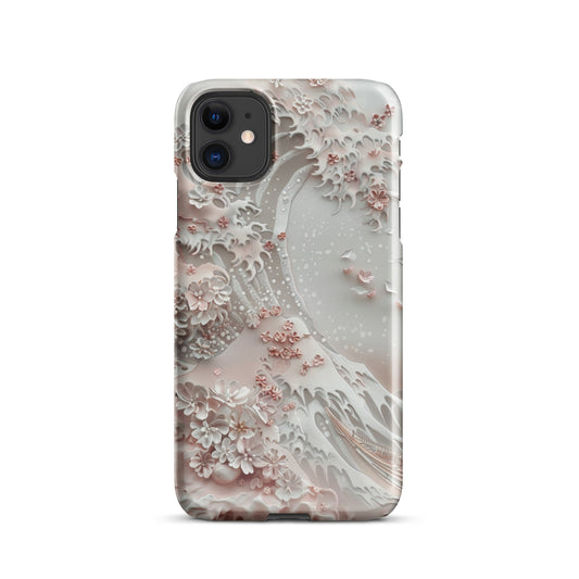 Great Wave White Phone case for iPhone