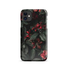 Dark Floral Phone case for iPhone