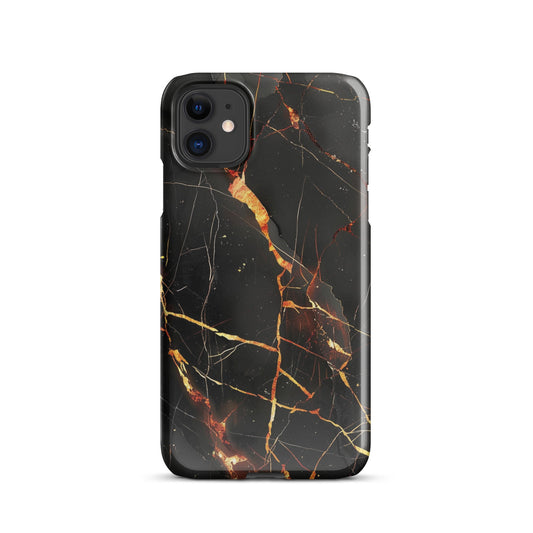 Black Marble Phone case for iPhone