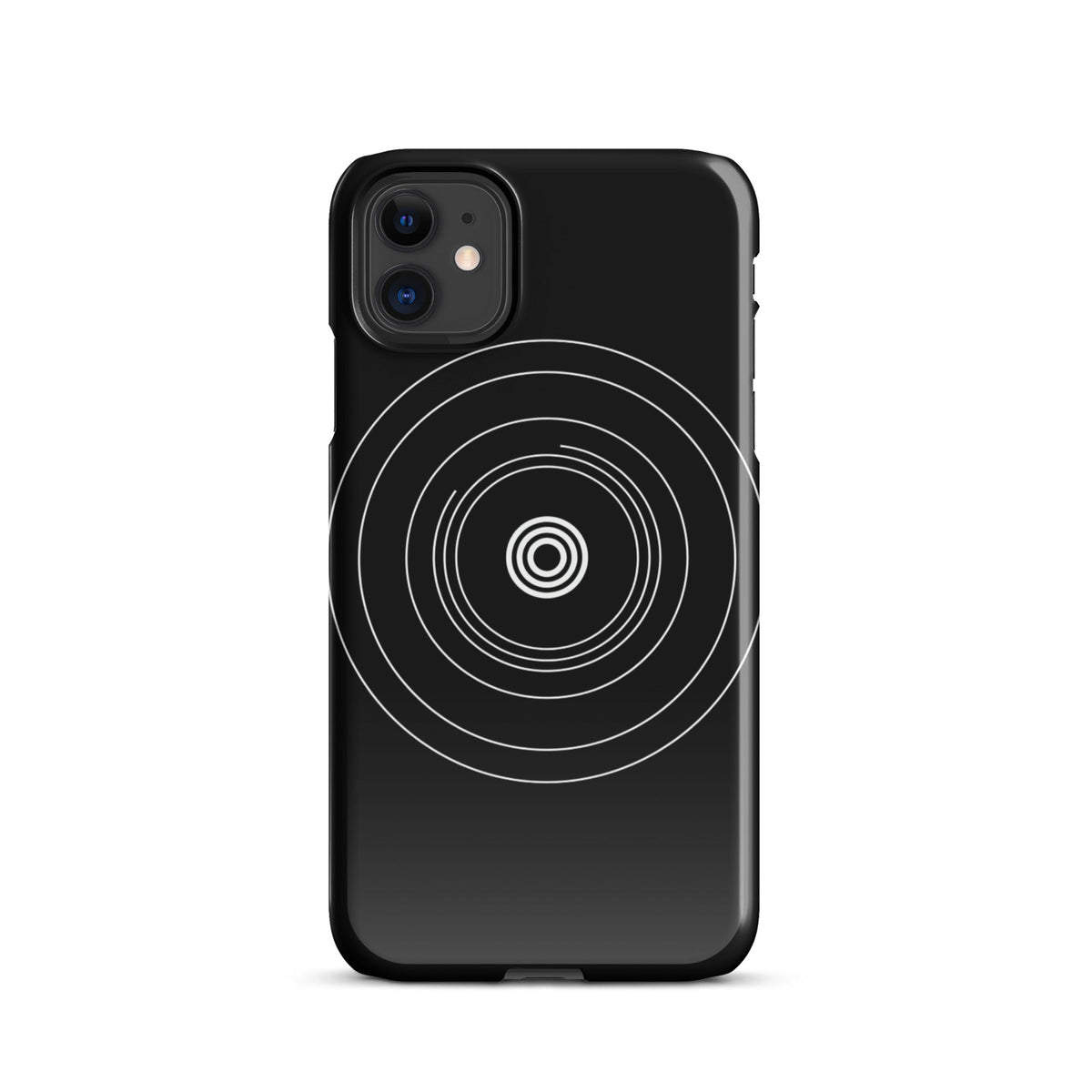 Black Circle Phone case for iPhone