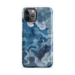 Blue watercolor Phone case for iPhone