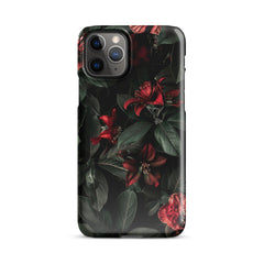 Dark Floral Phone case for iPhone