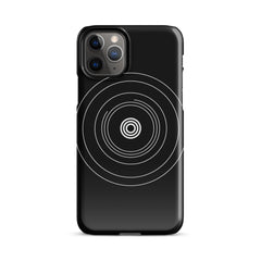 Black Circle Phone case for iPhone