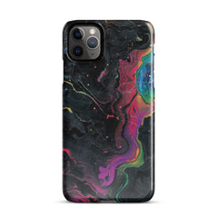 Black rainbow Phone case for iPhone