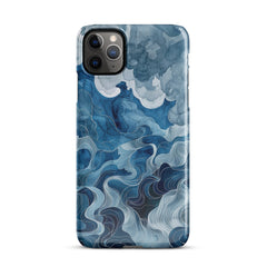 Blue watercolor Phone case for iPhone