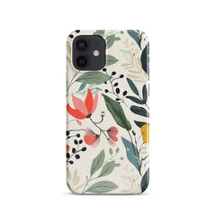 Botanical leaves Phone case for iPhone