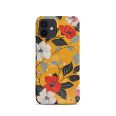 Yellow Floral Phone case for iPhone