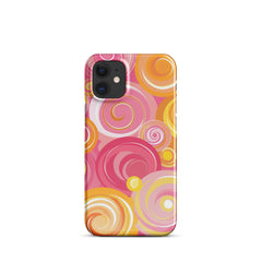 Pink Yellow Phone case for iPhone