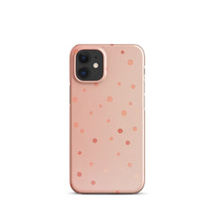 Peach Dots Phone case for iPhone