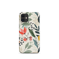 Botanical leaves Phone case for iPhone