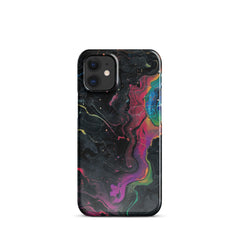 Black rainbow Phone case for iPhone