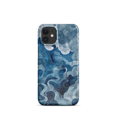 Blue watercolor Phone case for iPhone