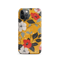 Yellow Floral Phone case for iPhone