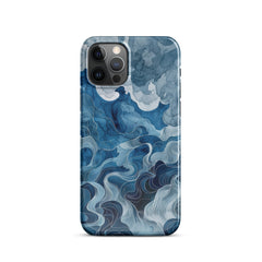 Blue watercolor Phone case for iPhone