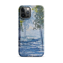 River Trees Phone case for iPhone