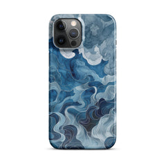 Blue watercolor Phone case for iPhone