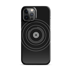 Black Circle Phone case for iPhone